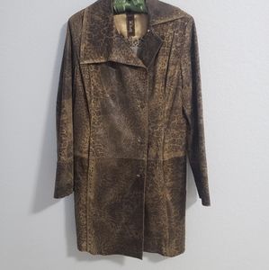 Ipek Genuine Leather Coat. Size M